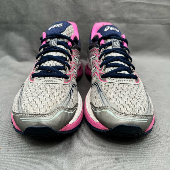 ASICS Women's‎ Gt-2000 5 Running Shoe Mid Grey/White/Pink Glow Size 8 T575N - Picture 5 of 11